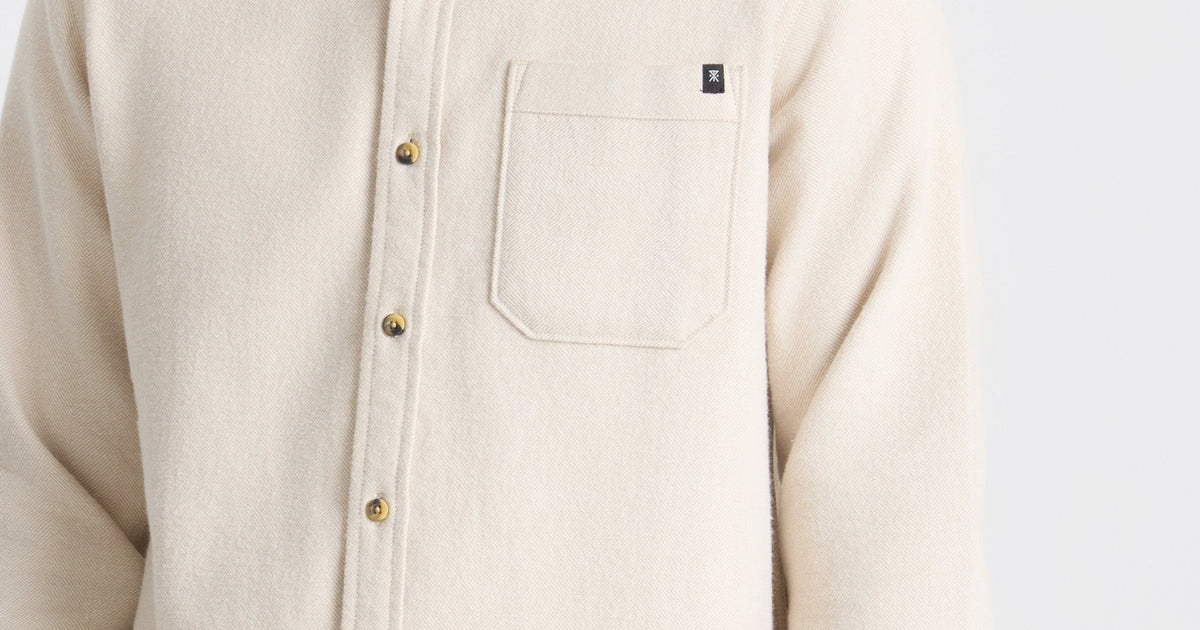 Crossroads Organic Cotton Flannel - Dark Brown