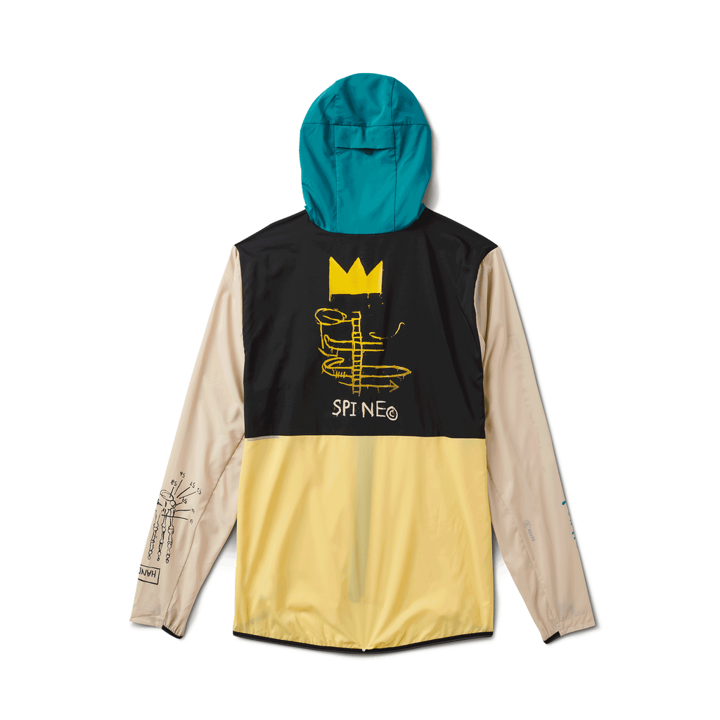 The back of Roark men's Secondwind Basquiat Jacket - Samo Yellow Big Image - 3