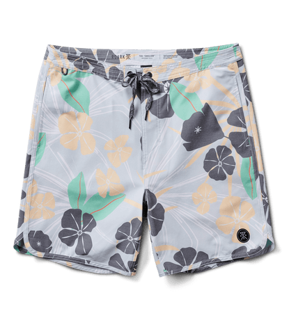 Chiller Flora Boardshorts 17" - Sky Blue
