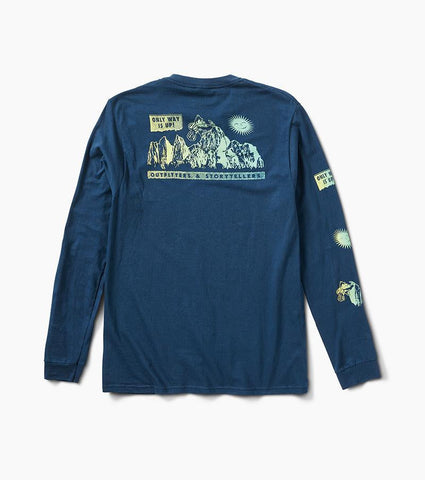 Climb On Long Sleeve Organic Cotton Tee