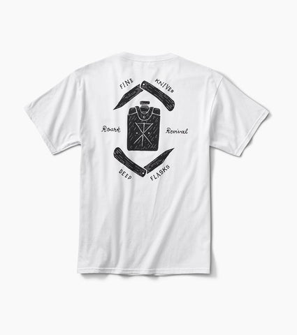 Fine Knives Deep Flasks Organic Cotton Tee