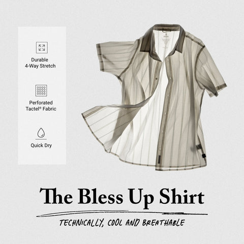 Bless Up Mechanical Stretch Shirt