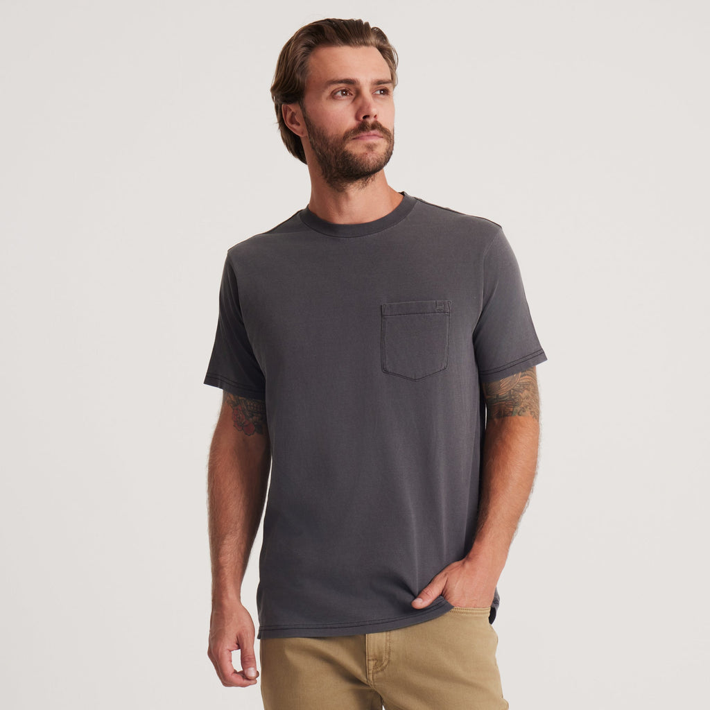 Roark's Made To Fade Short Sleeve Tee - Washed Black featured product image. Shop the official Roark store now Big Image - 3
