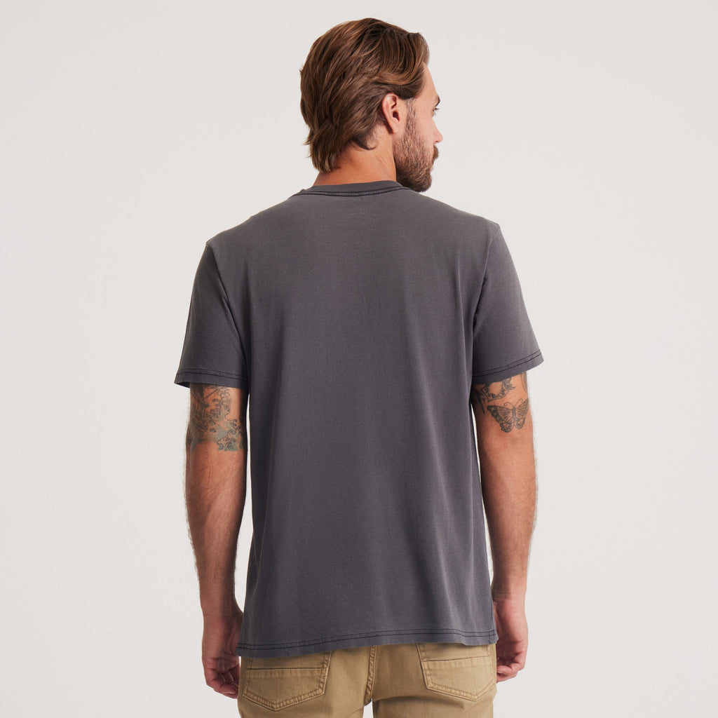Roark's Made To Fade Short Sleeve Tee - Washed Black featured product image. Shop the official Roark store now Big Image - 4