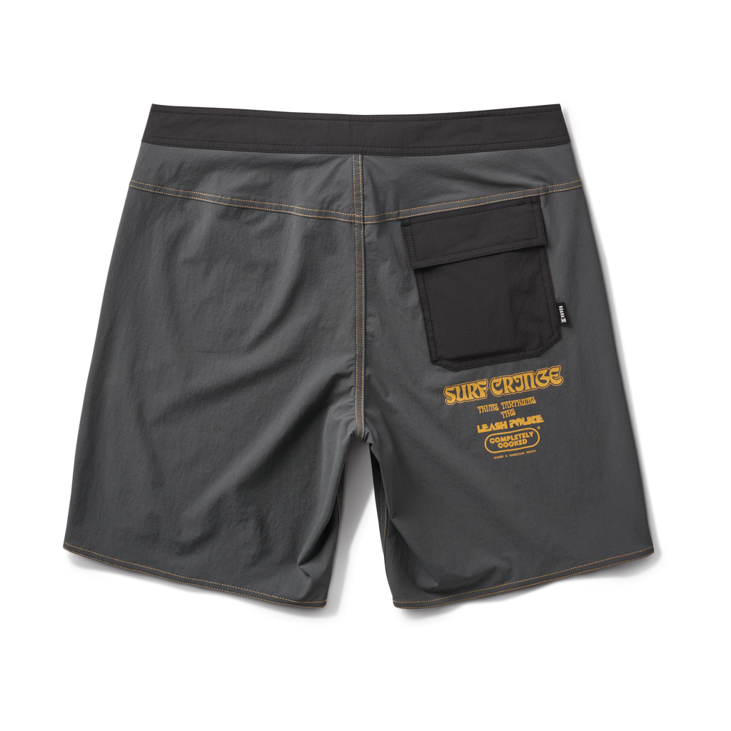 Versatile Roark boardshorts in charcoal, featuring multiple pockets, designed for outdoor and adventure travel Big Image - 9