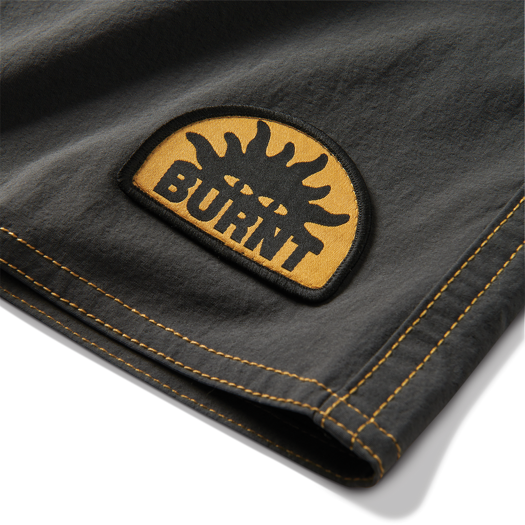 Detail of pocket on Roark's durable workwear pants designed for adventure and travel. Big Image - 12