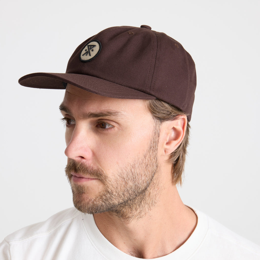 Nomad Strapback Hat - Dark Burgundy Big Image - 3