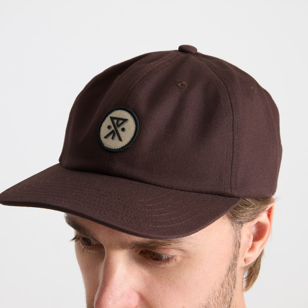 Nomad Strapback Hat - Dark Burgundy Big Image - 2