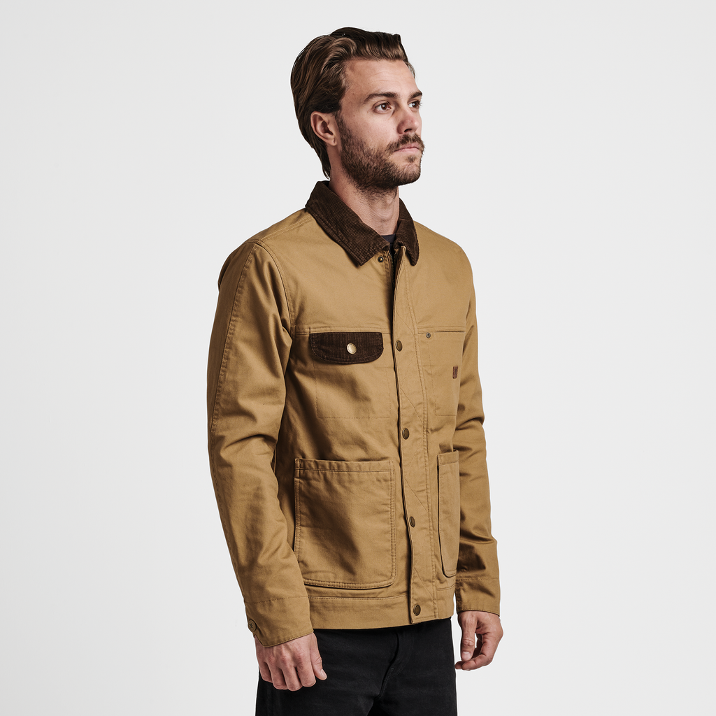 Deckhand Jacket Dark Khaki Roark Australia