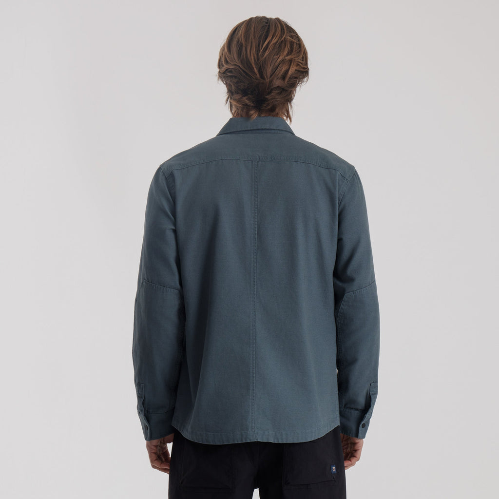 Roark Hebrides Unlined Jacket in Orion, showcasing a front view with a model wearing it. Big Image - 6