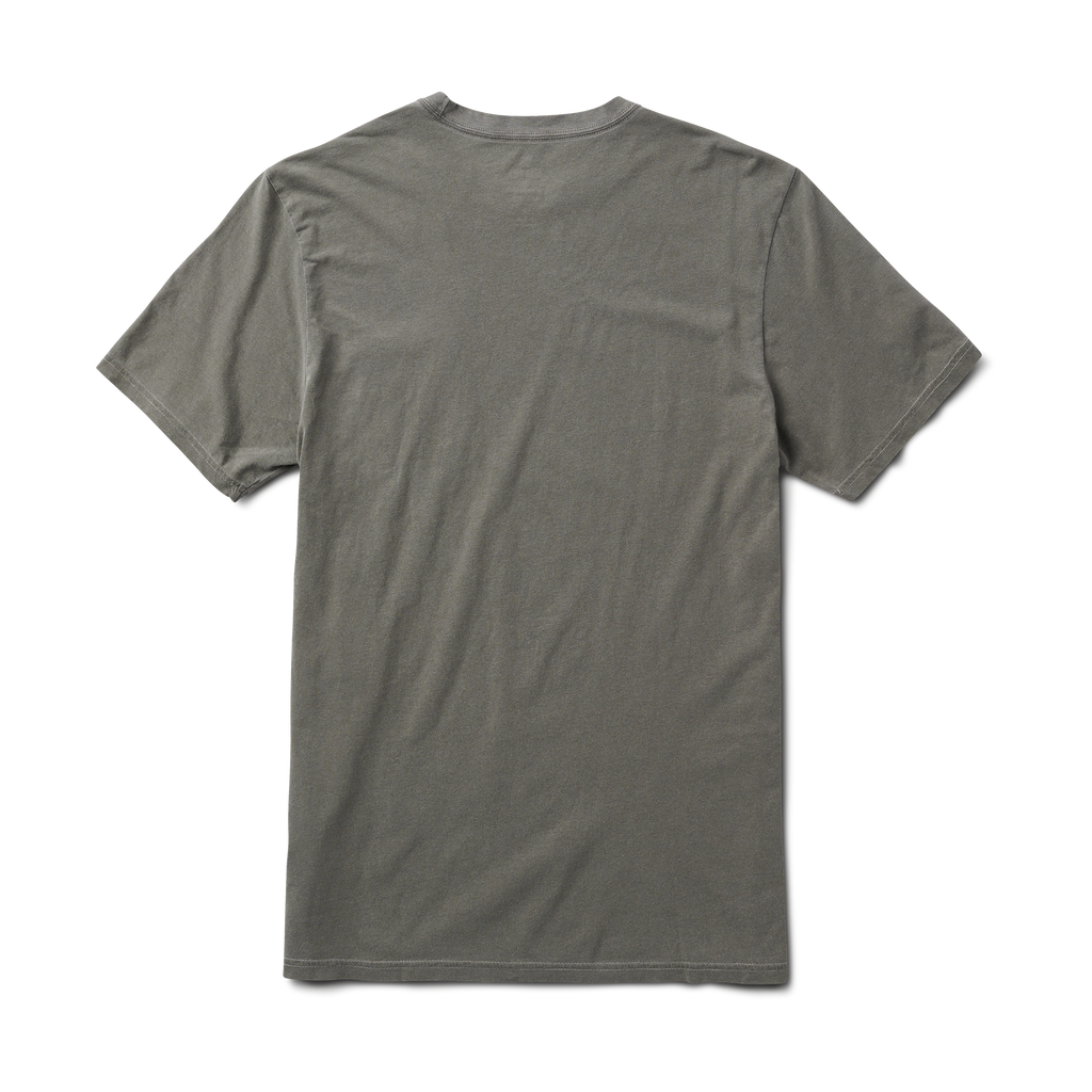 A close-up image of the Roark Made To Fade Short Sleeve Tee in Washed Military, showcasing the details and craftsmanship. Shop the official Roark store now. Big Image - 3