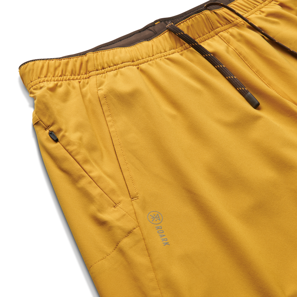 The Roark Bommer 2.0 7" Shorts in Gold, a statement piece for men who are not afraid to stand out. Big Image - 4