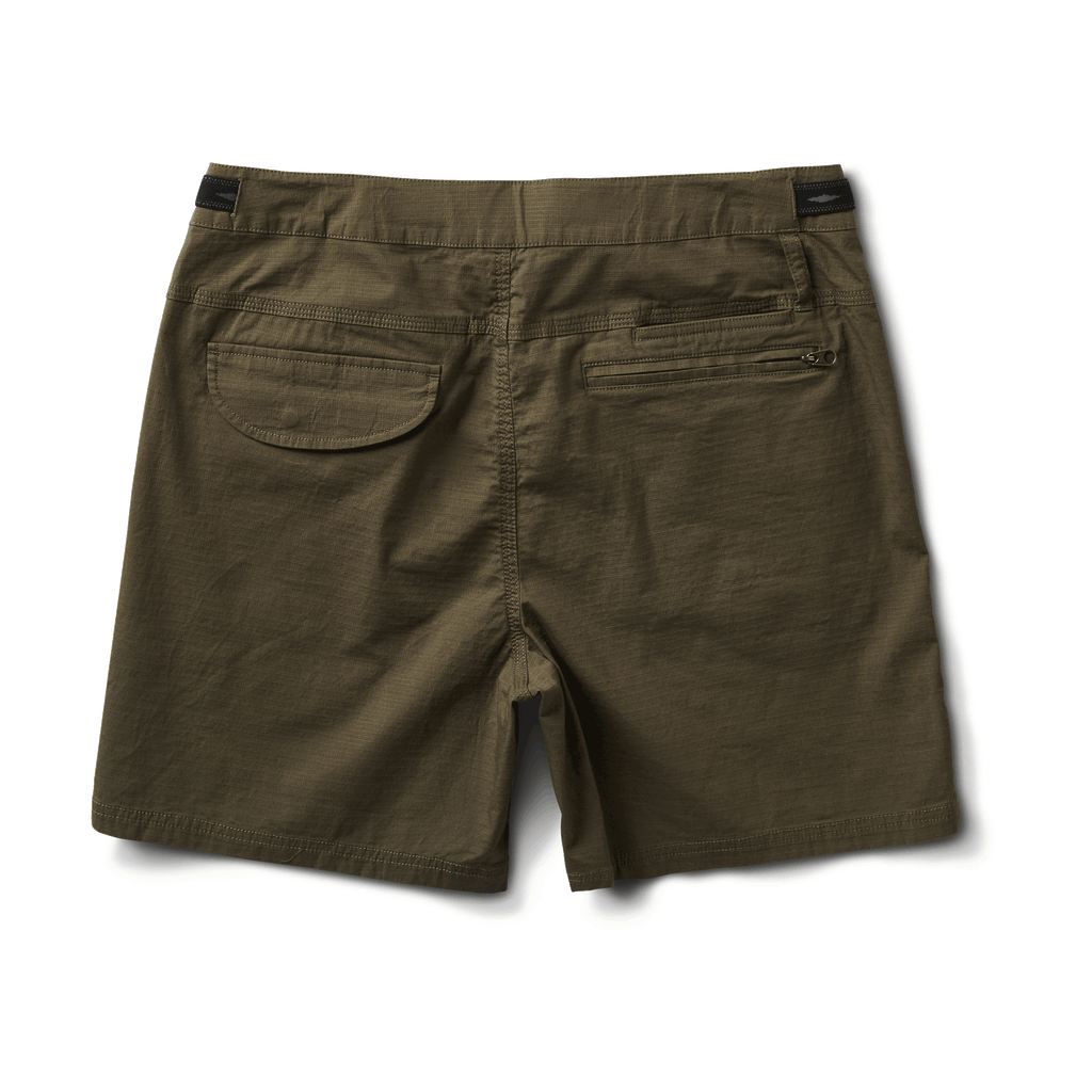 The back of Roark men's Campover Shorts - Military Big Image - 6