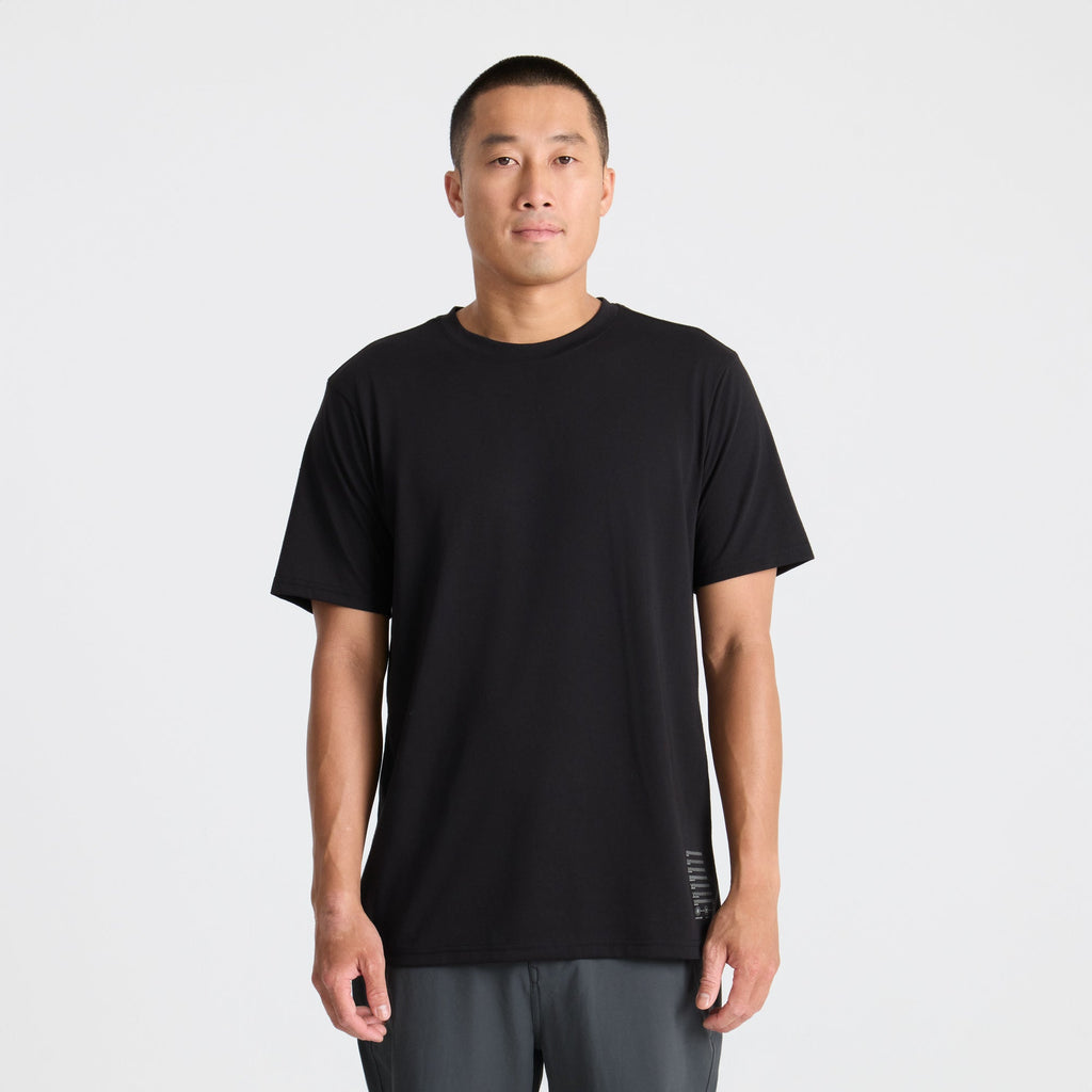 Grey active shirt with sleeves, ideal for outdoor adventures and travel, displayed on a neutral background. Big Image - 2