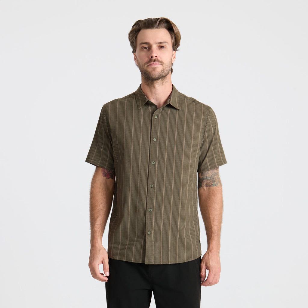 Bless Up Breathable Stretch Shirt - Military Stripes Big Image - 2