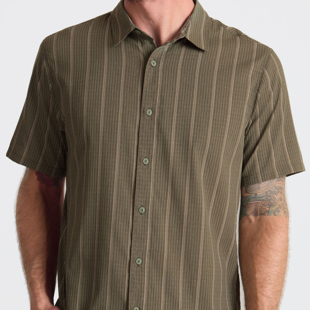 Bless Up Breathable Stretch Shirt - Military Stripes Big Image - 5