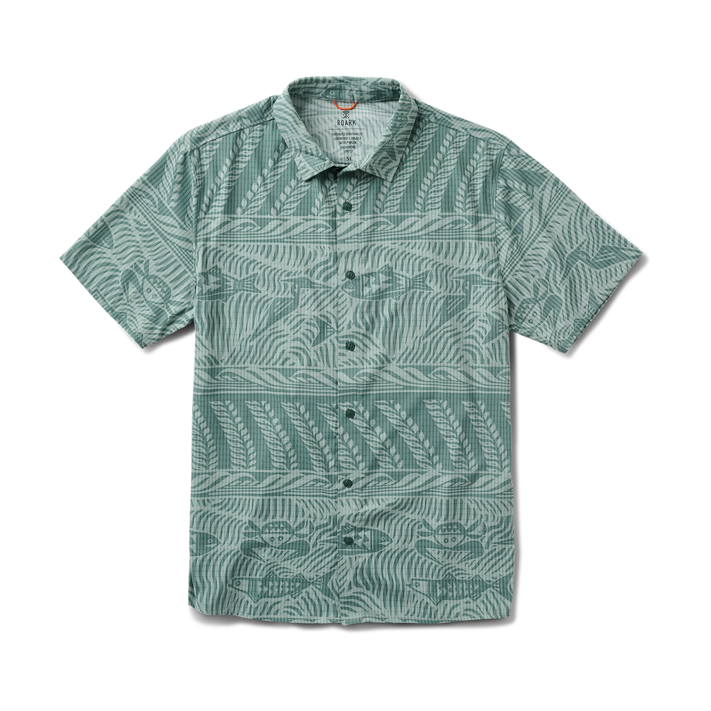 Men's functional active shirt with visible collar and buttons, ideal for travel and adventure Big Image - 1