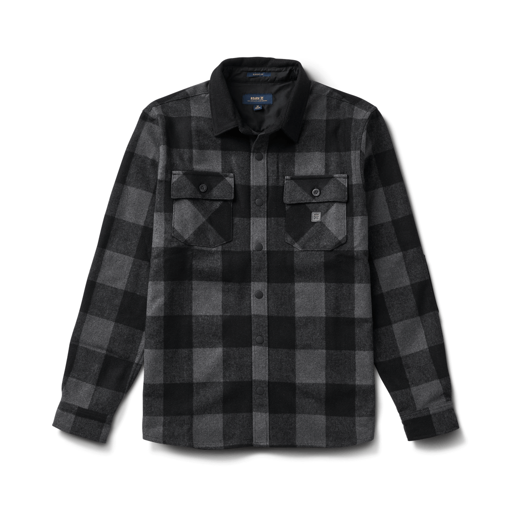 Nordsman Long Sleeve Flannel - Charcoal Plaid Big Image - 1