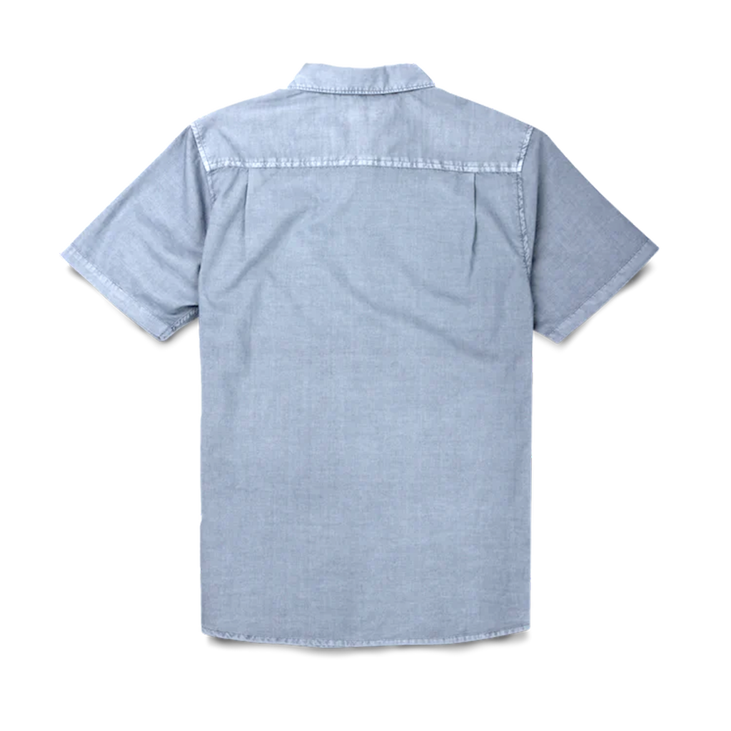 Sturdy denim active shirt featuring detailed stitching on collar and sleeves, secured with robust buttons, perfect for outdoor adventures. Big Image - 9