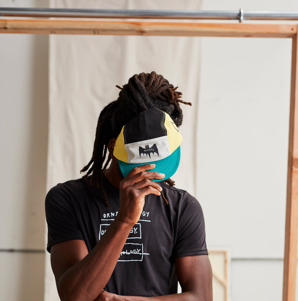 Run Camper Hat - Basquiat / Samo Yellow Big Image - 2