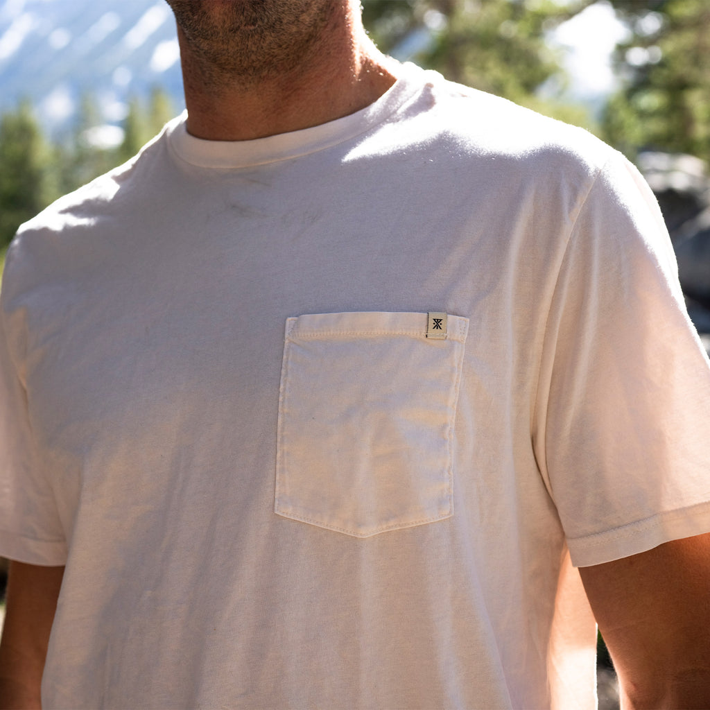 Made To Fade Short Sleeve Tee - Washed Off White Big Image - 2