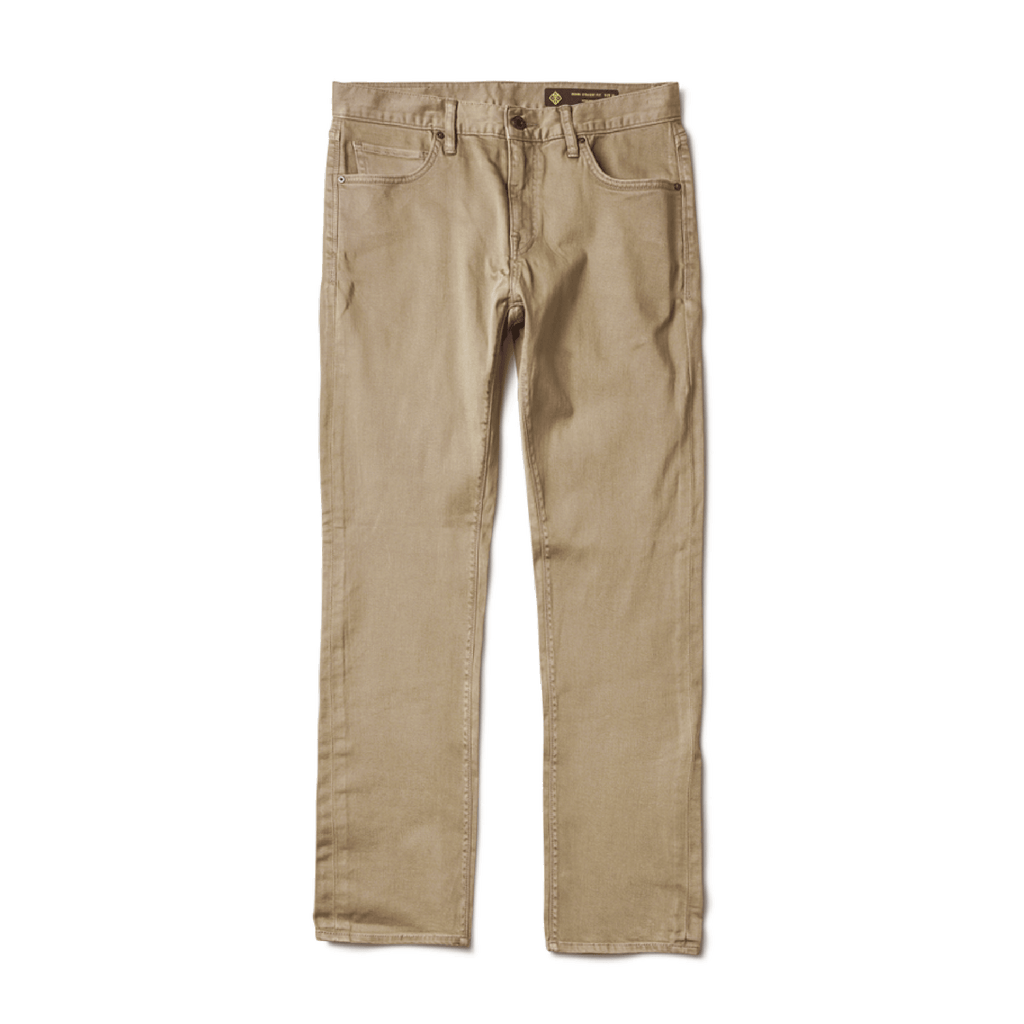 Hwy 128 Straight Fit Broken Twill Jeans - Desert Khaki Big Image - 1