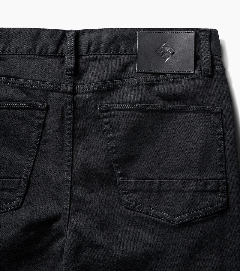 Roark Men's Clothing and Gear | HWY 190 5 Pocket Denim in Black Big Image - 4
