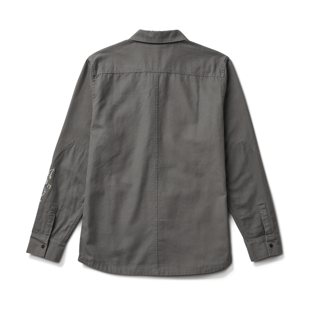 The back of Roark men's Hebrides Unlined Jacket - Charcoal Kampai Big Image - 8