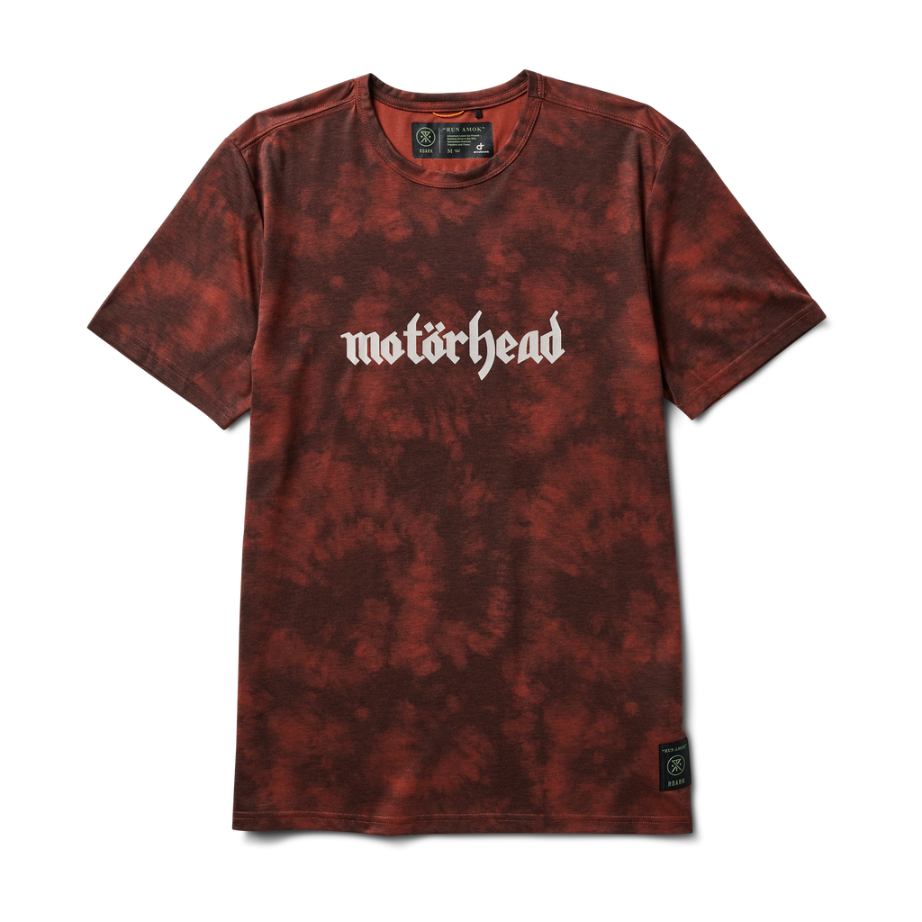 The front of Roark x Motorhead's Mathis Louder SS Knit for Runners and Athletes Big Image - 1