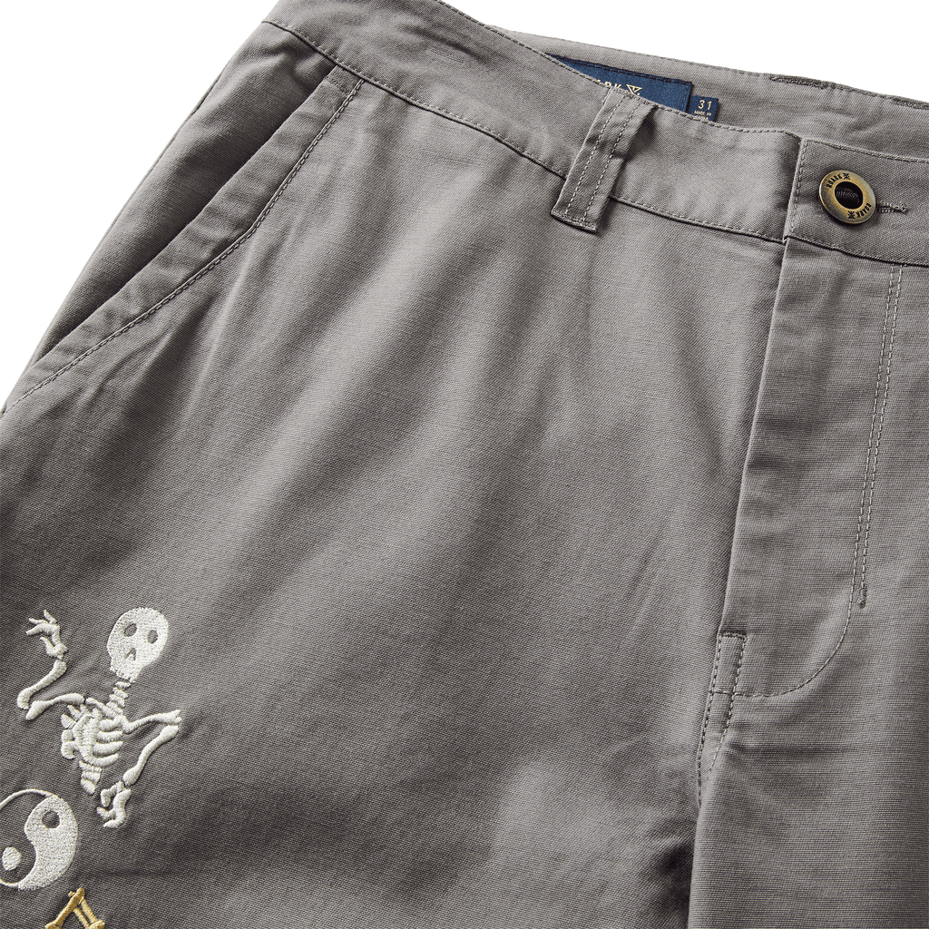 The pocket view of Roark men's Porter Pants 3.0 - Charcoal Kampai Big Image - 9