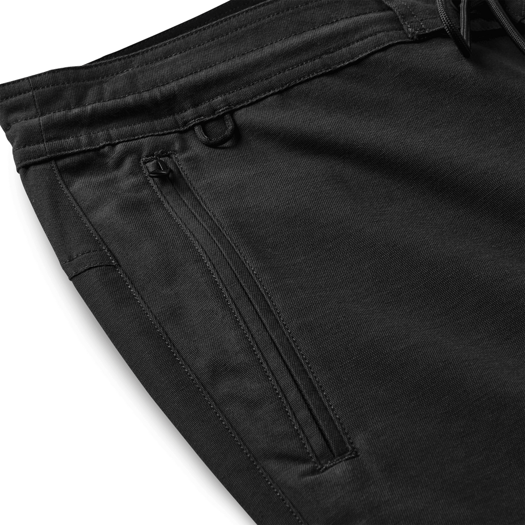 The materials, details, and designs of Roark men's Layover Traveler Pants - Black Big Image - 11