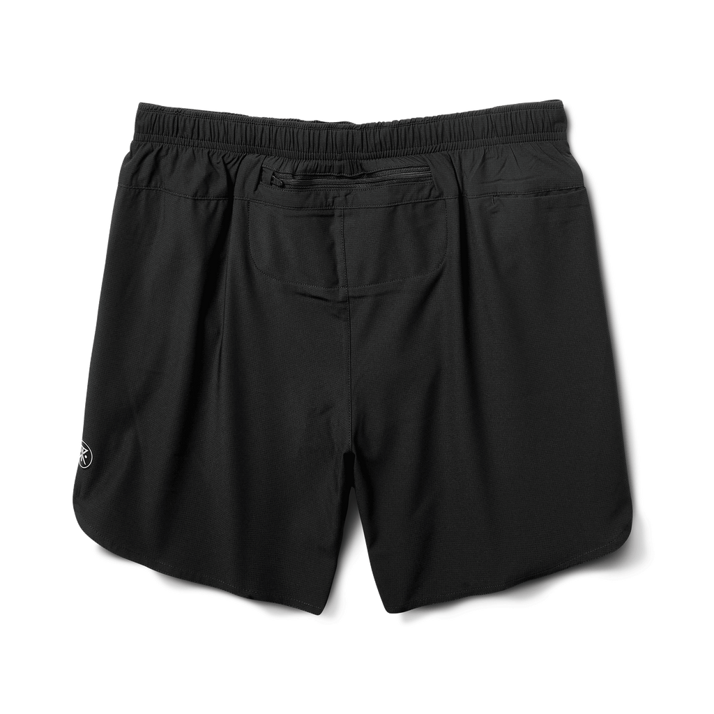 The back of Roark Run Amok's Baja Shorts 5" - Black Big Image - 7