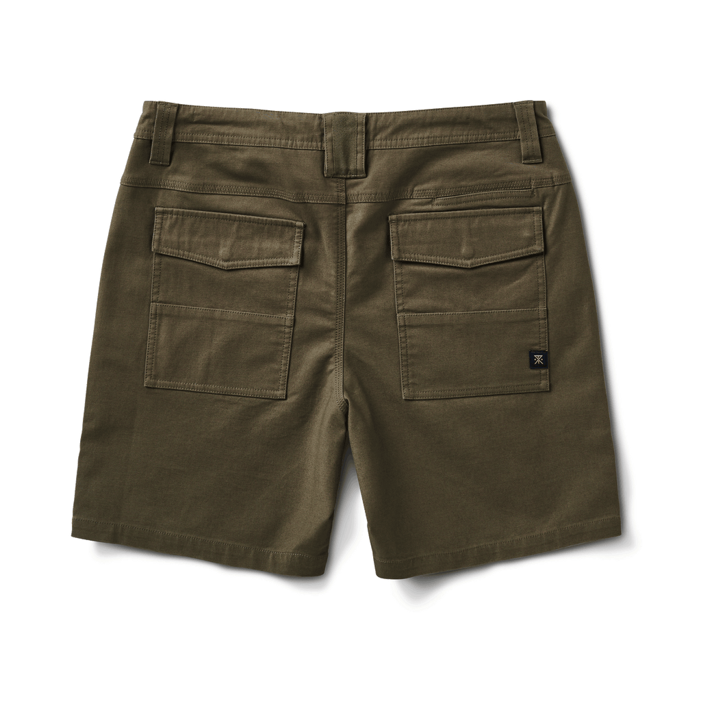 The back of Roark men's Layover Utility Shorts - Military Big Image - 7