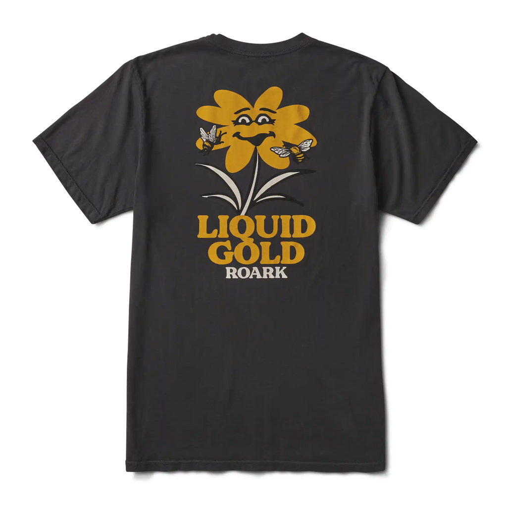 Roark Men's Clothing and Gear | Liquid Gold Premium Tee in Black. Big Image - 5
