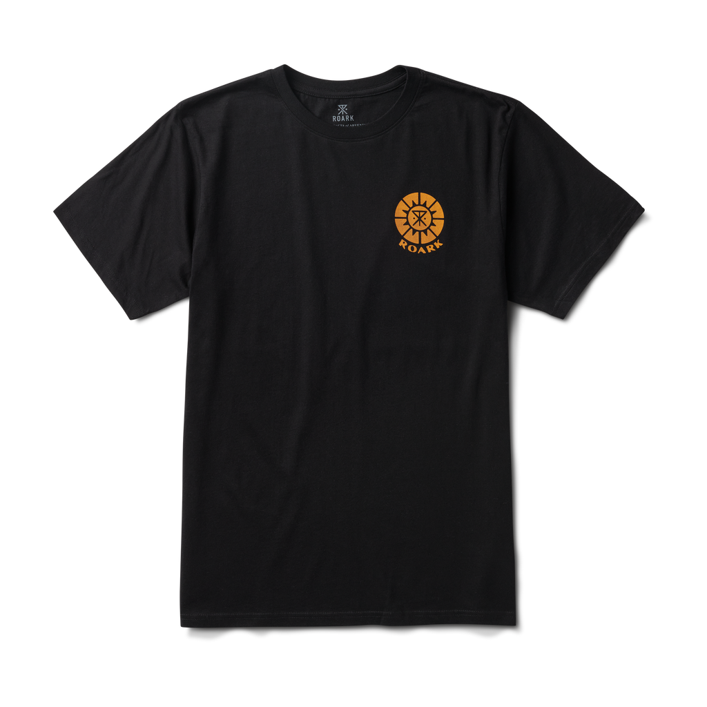 Roark Men's Clothing and Gear | Safe Camp Organic Cotton Tee in Black Big Image - 1