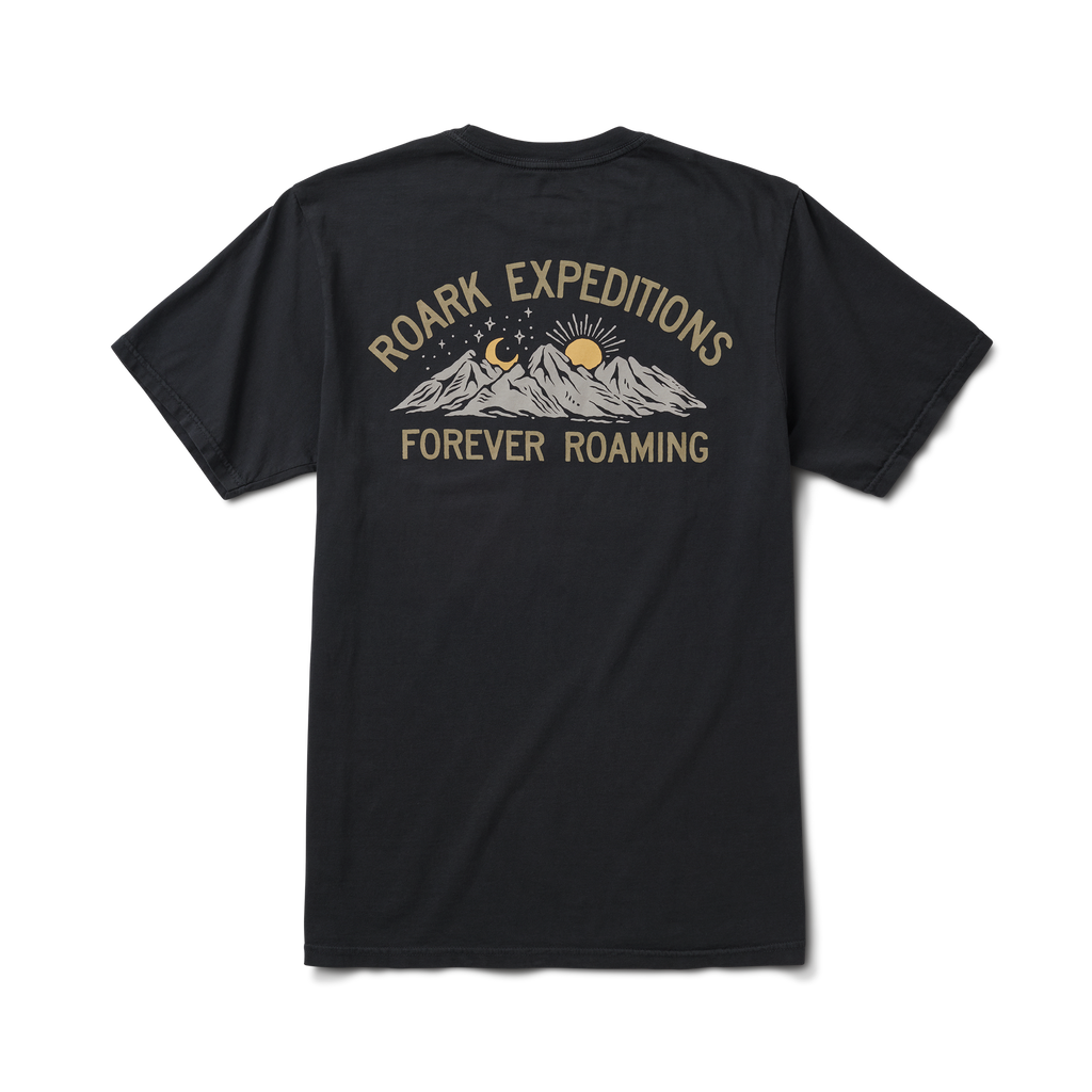 The back of Roark men's Roark Expeditions Premium Tee - Black Big Image - 1