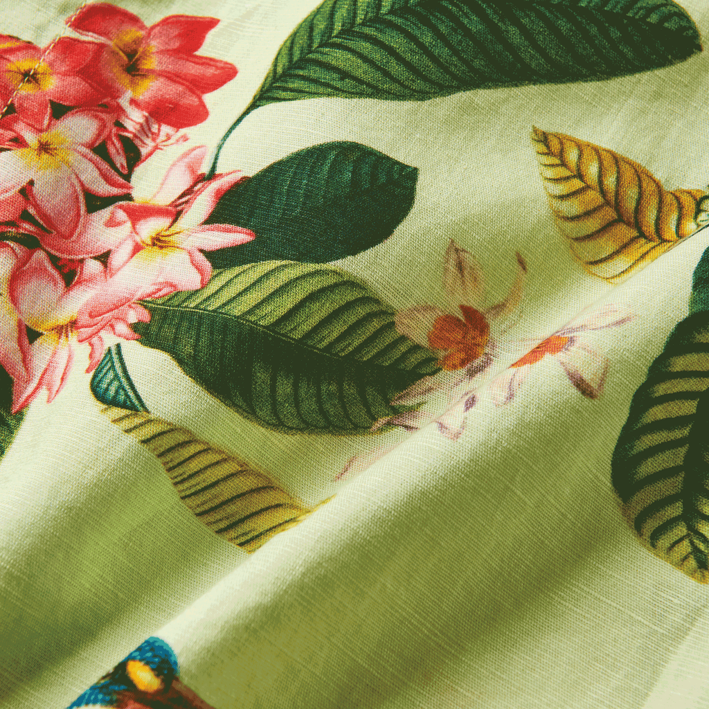 The designs of Roark's Journey Shirt - Manu Floral Lime Big Image - 8