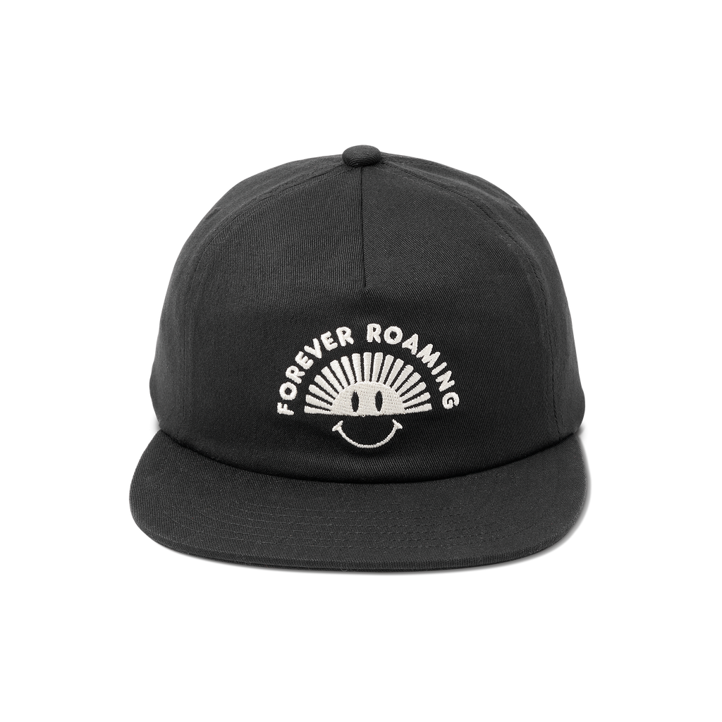 Roark men's Layover Strapback Hat - Black / Grey Big Image - 1