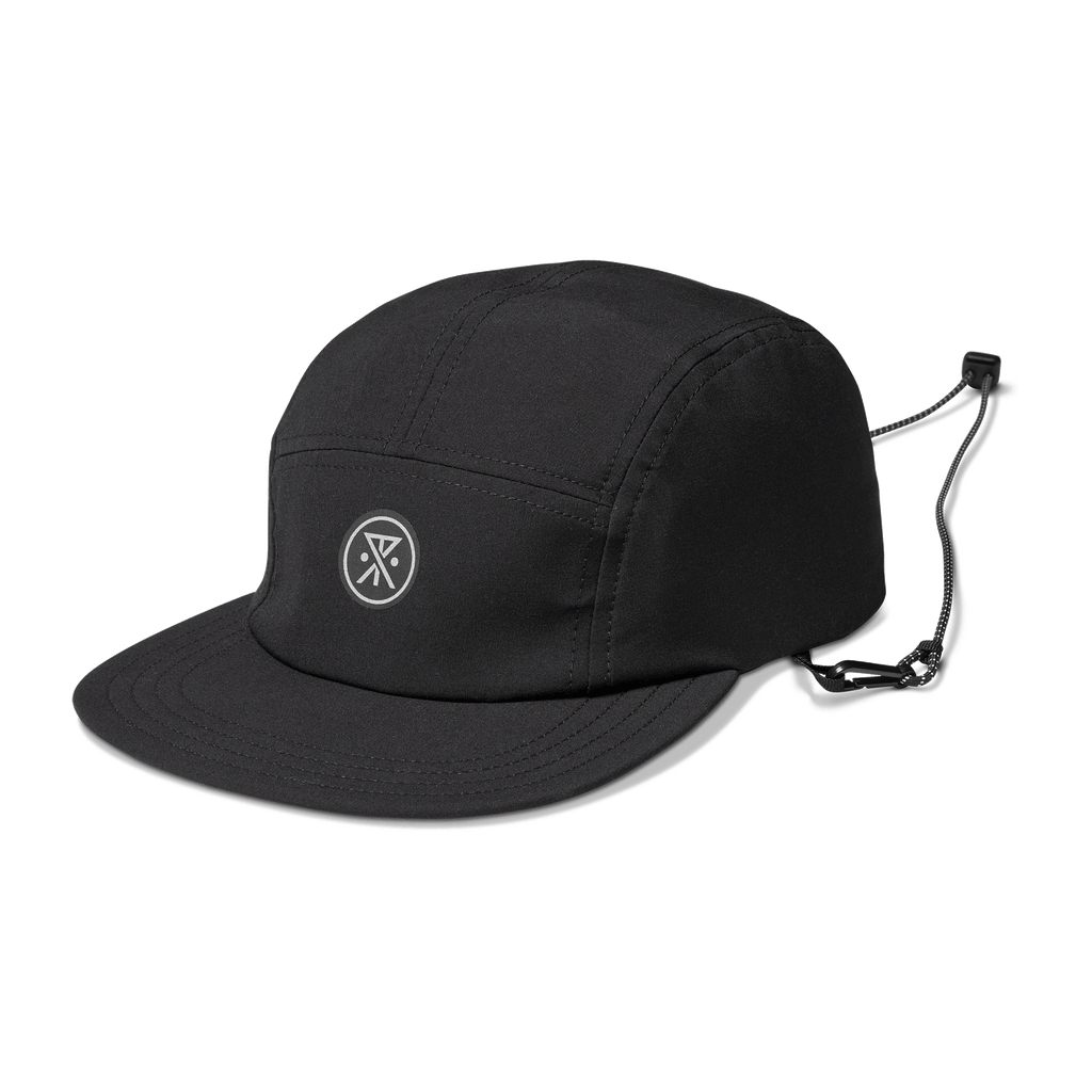 The side of Roark's Chiller Crushable Strapback Hat - Black Big Image - 6