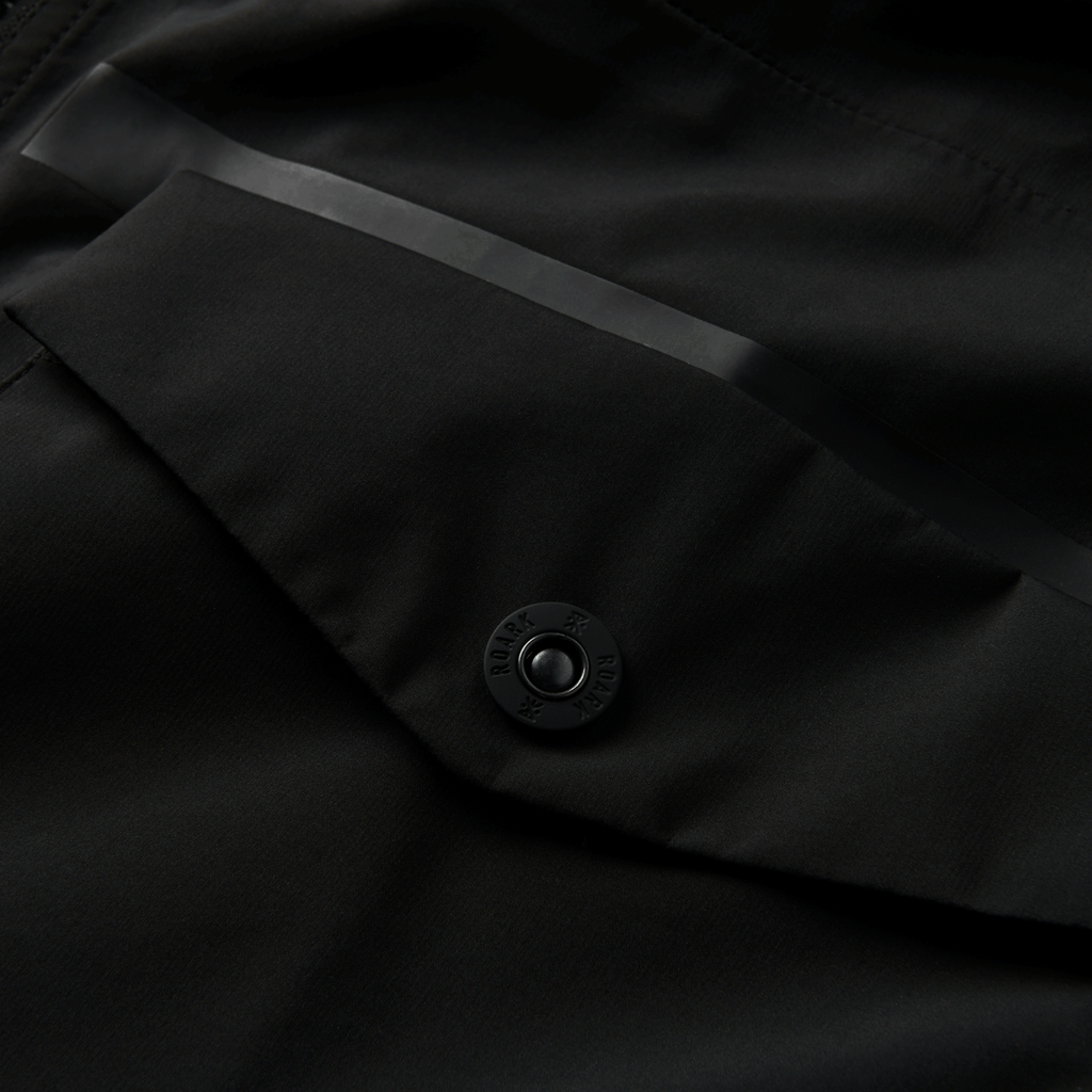 The pocket of Roark's Cascade 3-Layer Jacket - Black Big Image - 5